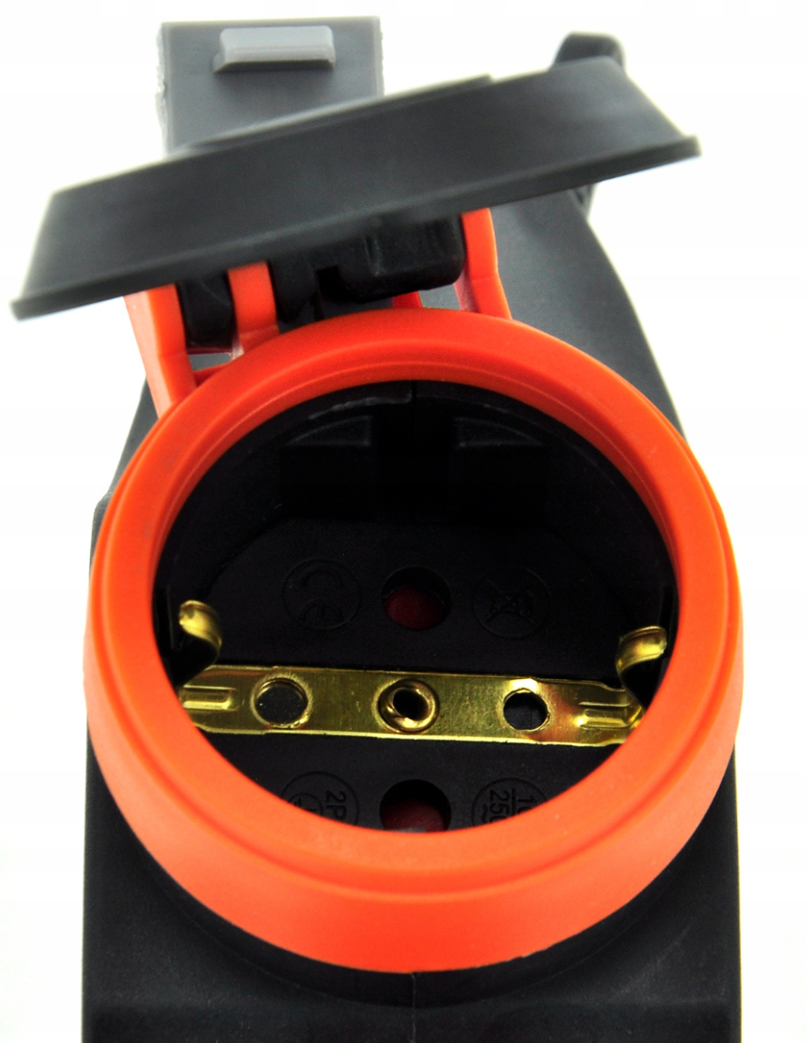 Hub rubber T-type Schuko splitter with 3 sockets 3WHS-F Hub rubber T-type Schuko splitter with 3 sockets 3WHS-F