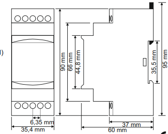 Frequency counter DIN frequency meter digital 1-400Hz panel meters Frequency counter DIN frequency meter digital 1-400Hz panel meters