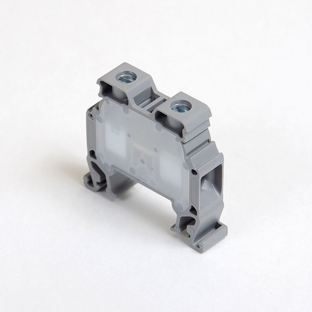 ONKA 10mm2 Screw rail connector terminal block DIN rail terminal 2-wire grey, 1010042 ONKA 10mm2 Screw rail connector terminal block DIN rail terminal 2-wire grey, 1010042