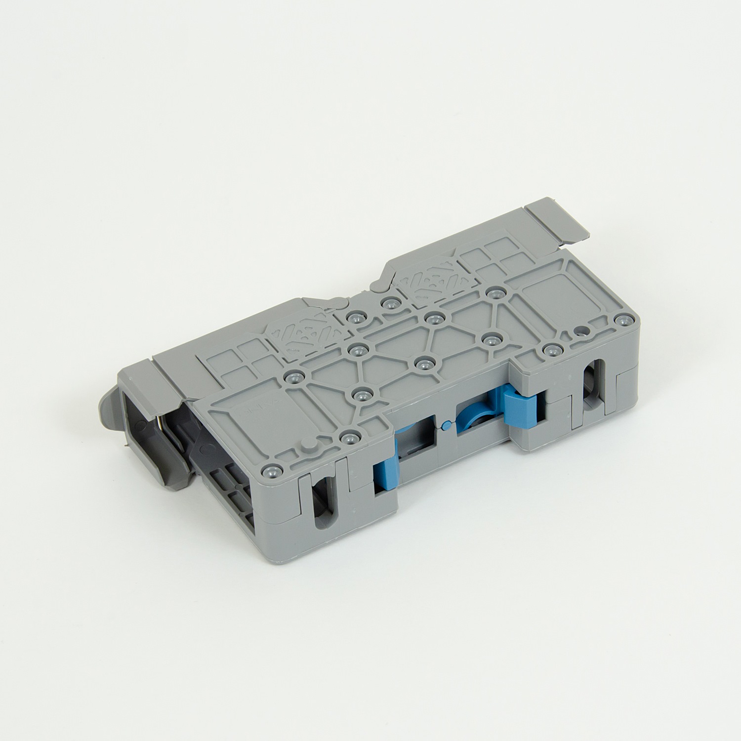 ONKA 50mm2 M8 Screw rail connector terminal block DIN rail terminal with protective cover, grey, 1030031 ONKA 50mm2 M8 Screw rail connector terminal block DIN rail terminal with protective cover, grey, 1030031