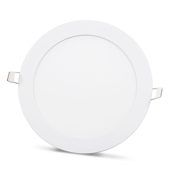 2 pcs - SLIM LED panel cold white /6500K 18W / 1620Lm round recessed round (power supply included) 6500K YL10-1800