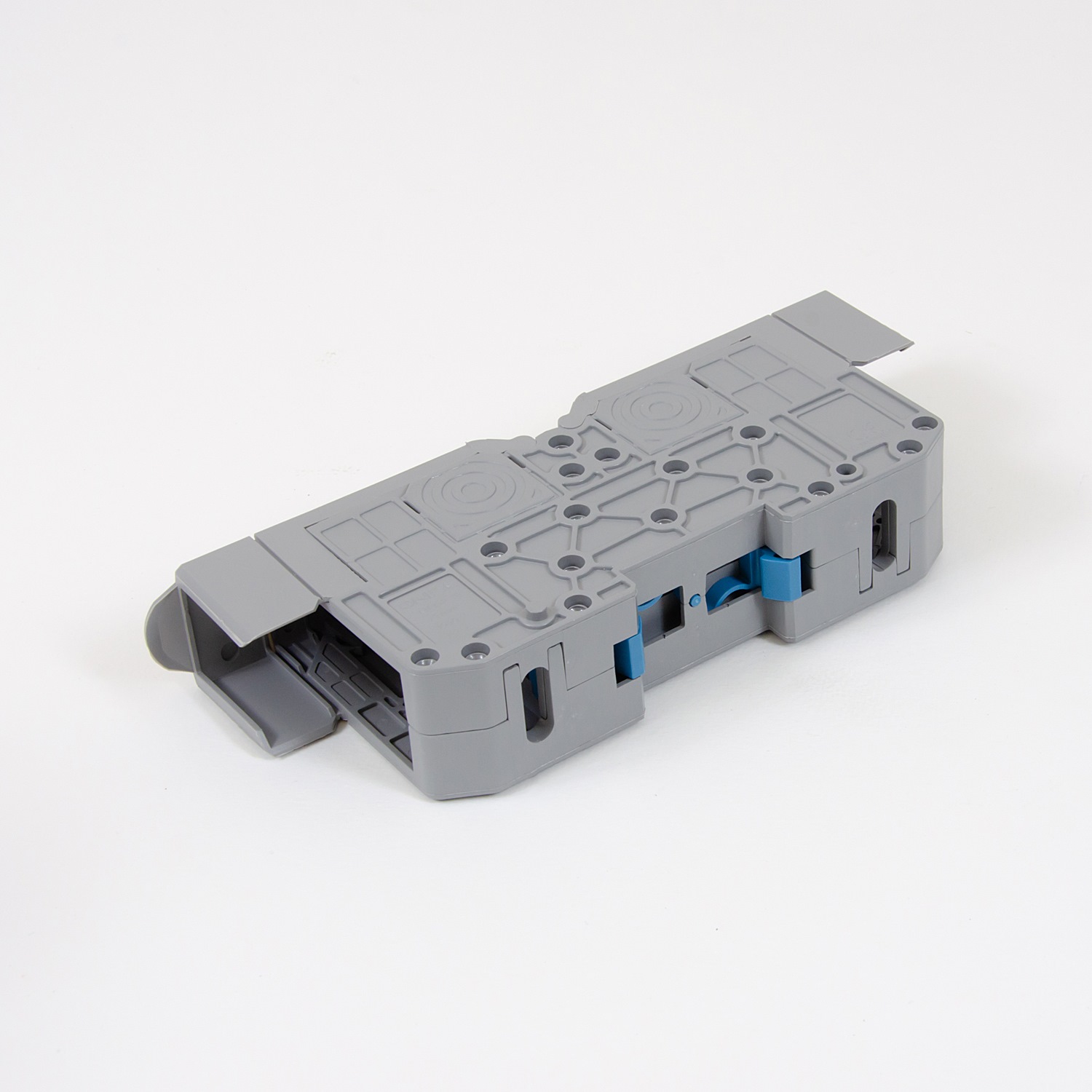 ONKA 70mm2 M8 Screw rail connector terminal block DIN rail terminal with protective cover, grey, 1030045 ONKA 70mm2 M8 Screw rail connector terminal block DIN rail terminal with protective cover, grey, 1030045