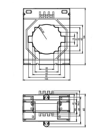 ONKA Current transformer - CURRENT TRANSFORMER 1000/5A, 80MM, CLASS 0.5S, 15VA (80011769 / TK8010005309) ONKA Current transformer - CURRENT TRANSFORMER 1000/5A, 80MM, CLASS 0.5S, 15VA (80011769 / TK8010005309)