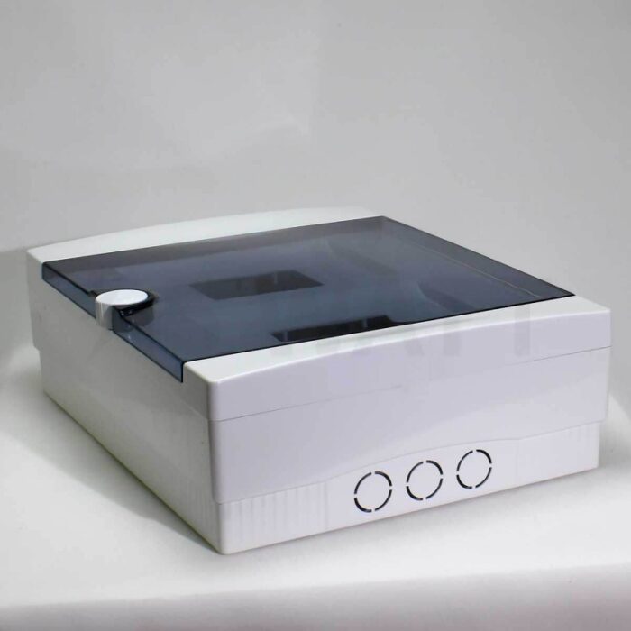 ARS Modular switchboard 24 MOD (24 fuses), surface-mounted switch cabinet, plastic, transparent door IP40, 341207
