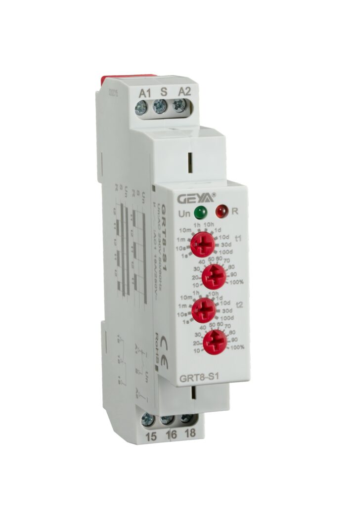GEYA GRT8-S1 Asymmetrical cycler / Time cycling relay, AC/DC12V-240V