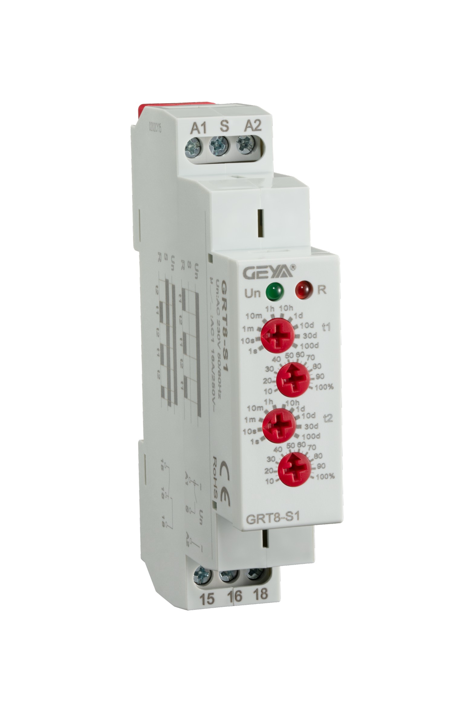 GEYA GRT8-S1 Asymmetrical cycler / Time cycling relay, AC/DC12V-240V GEYA GRT8-S1 Asymmetrical cycler / Time cycling relay, AC/DC12V-240V