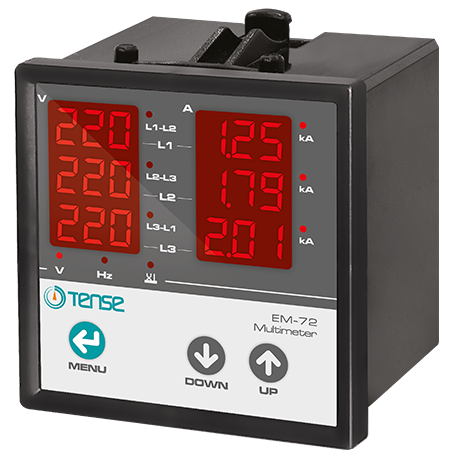 3-Phase Digital Panel Meters Current Multimeter Voltage Frequency Indicator 3-Phase Digital Panel Meters Current Multimeter Voltage Frequency Indicator
