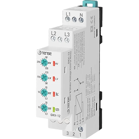 Three-phase monitoring/protection relay for overvoltage, undervoltage, sequence/fault control Three-phase monitoring/protection relay for overvoltage, undervoltage, sequence/fault control