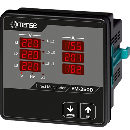 3-Phase Digital Panel Meters Current Multimeter Voltage Frequency Indicator 3-Phase Digital Panel Meters Current Multimeter Voltage Frequency Indicator