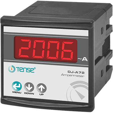 Digital built-in panel ammeter for measuring AC indirect currents X/5 Digital built-in panel ammeter for measuring AC indirect currents X/5