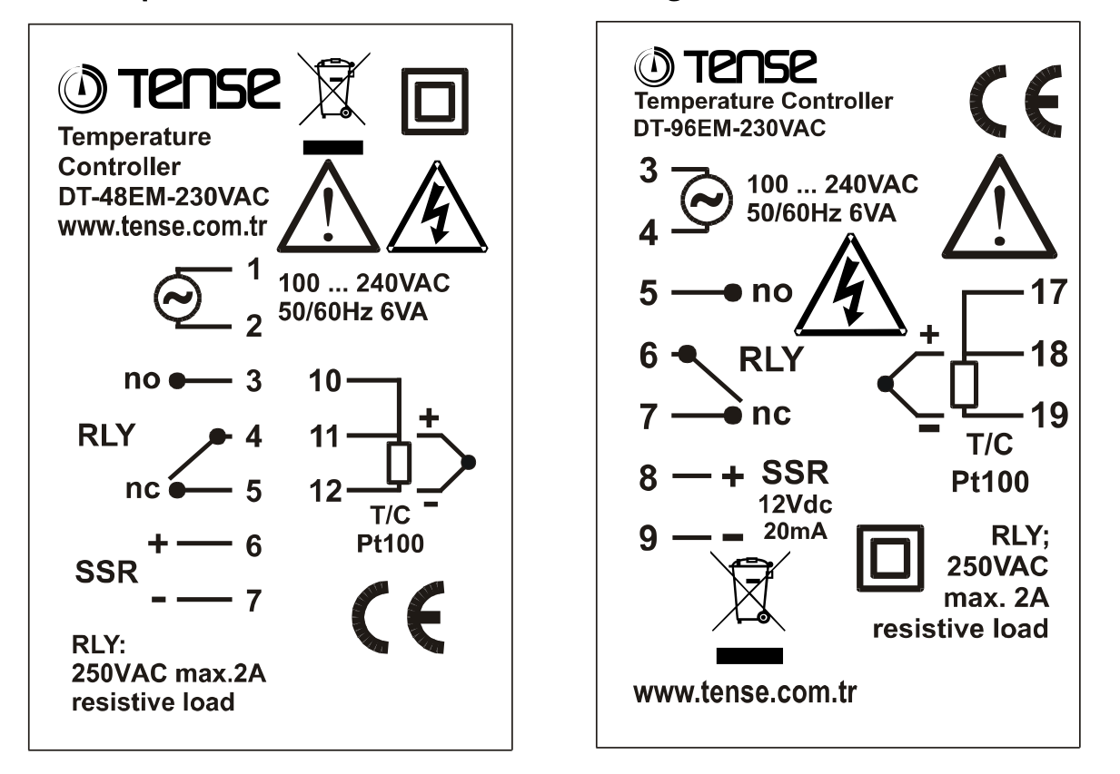 Microprocessor PID temperature controller for relay panel + SSR output up to 1750 °C Microprocessor PID temperature controller for relay panel + SSR output up to 1750 °C