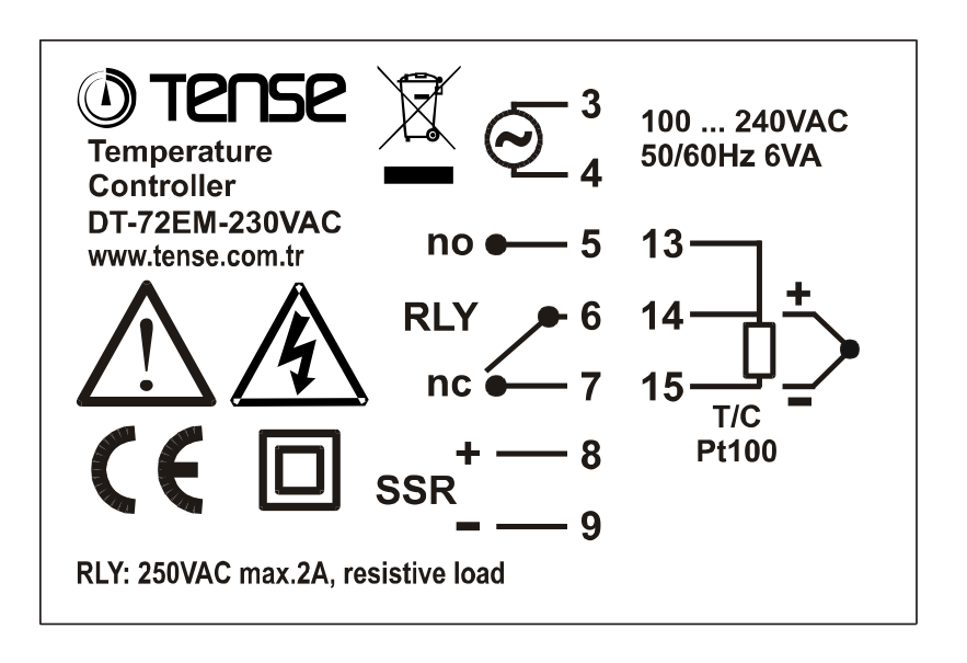 Microprocessor PID temperature controller for relay panel + SSR output up to 1750 °C Microprocessor PID temperature controller for relay panel + SSR output up to 1750 °C