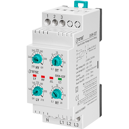 Three-phase monitoring/protection relay for overvoltage, undervoltage, sequence/fault control Three-phase monitoring/protection relay for overvoltage, undervoltage, sequence/fault control