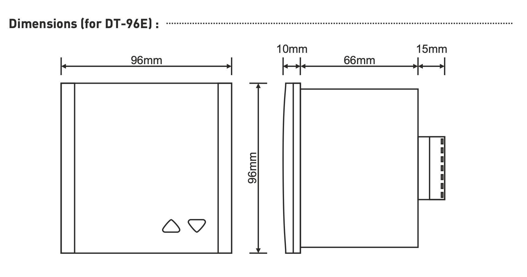 High precision temperature controller for panel mounting ON - OFF up to 600ºC High precision temperature controller for panel mounting ON - OFF up to 600ºC