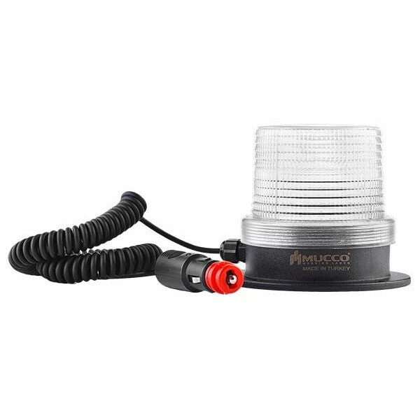 Signal beacon with magnetic base with cigarette lighter plug Signal beacon with magnetic base with cigarette lighter plug