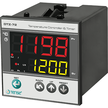 Microprocessor PID temperature controller with timer for panel mounting 1750°C Microprocessor PID temperature controller with timer for panel mounting 1750°C