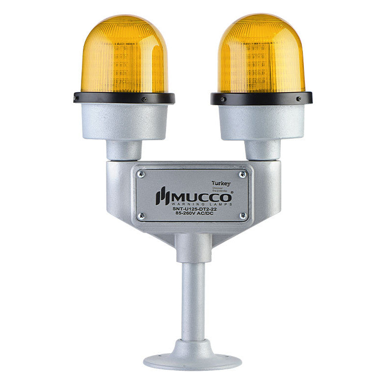 Double beacon flashing in obstacle / one light in standby mode Double beacon flashing in obstacle / one light in standby mode